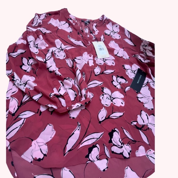 NYDJ Paulina Peasant Bountiful Blouse Size Small NWT - Picture 7 of 10